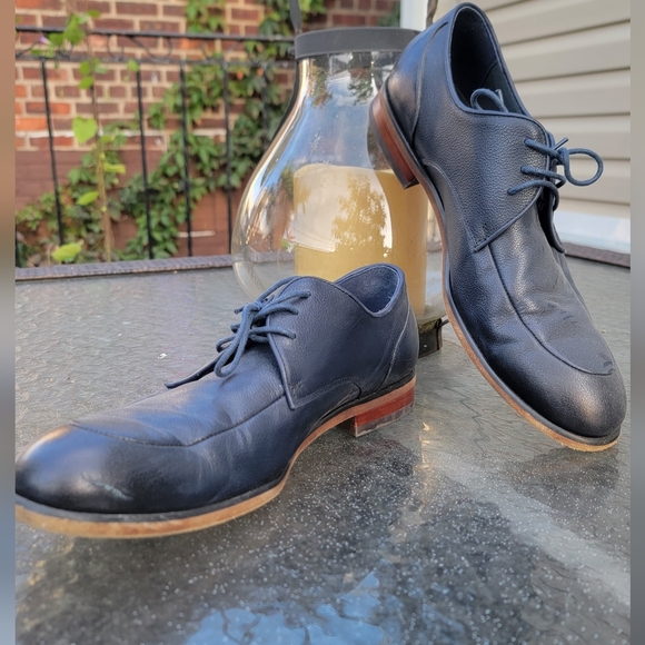 Paolo Conte Leather Oxford Dress Shoes - Picture 7 of 7